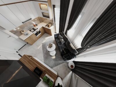 Phòng Khách & Bếp Góc Chụp 1 Rioarch