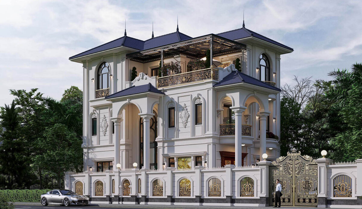 Biệt thự tân cổ điển 3 tầng